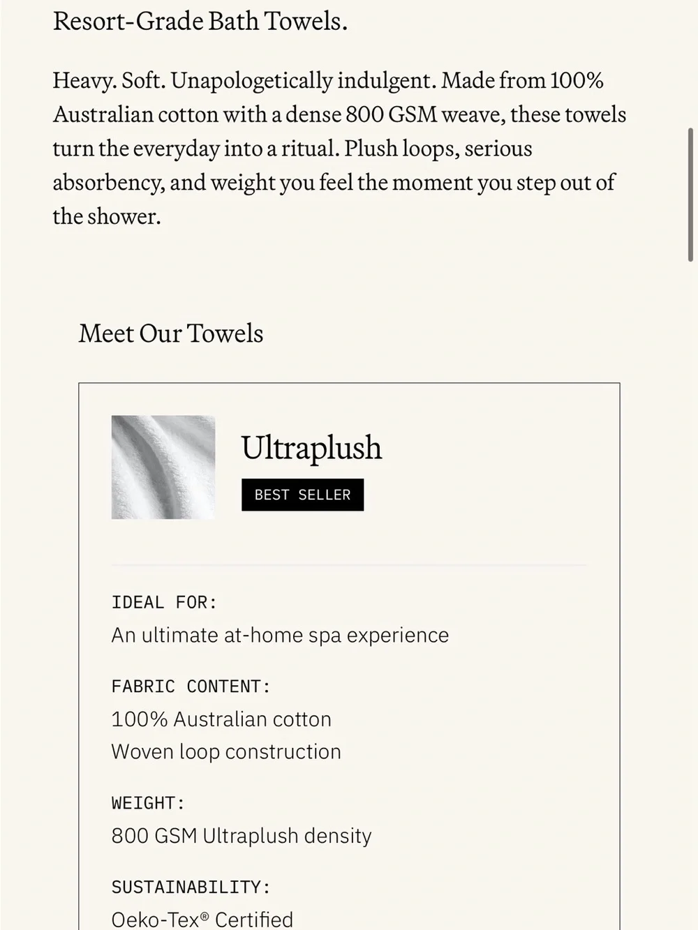 Italic Ultraplush Australian Cotton Hand Towels-Set of 2
